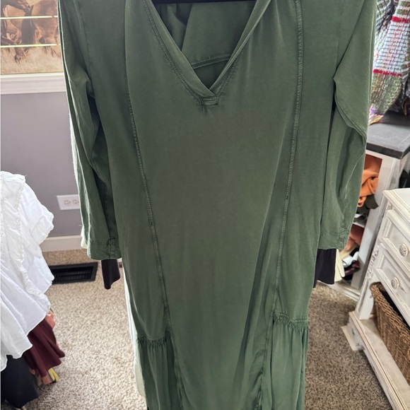 Anthropologie daily practice long sleeve xs oversized hoodie dress - Picture 5 of 11